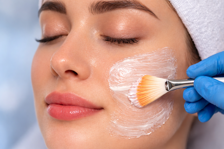 التقشير الكيميائي تقشير الوجه