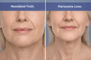 الفرق بين خطوط الابتسامة وخطوط الحزن