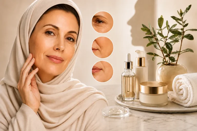 تغيرات البشرة بعد سن الأربعين وأفضل طرق العناية بها